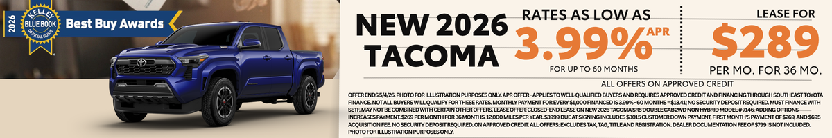 NEW 2026 TACOMA